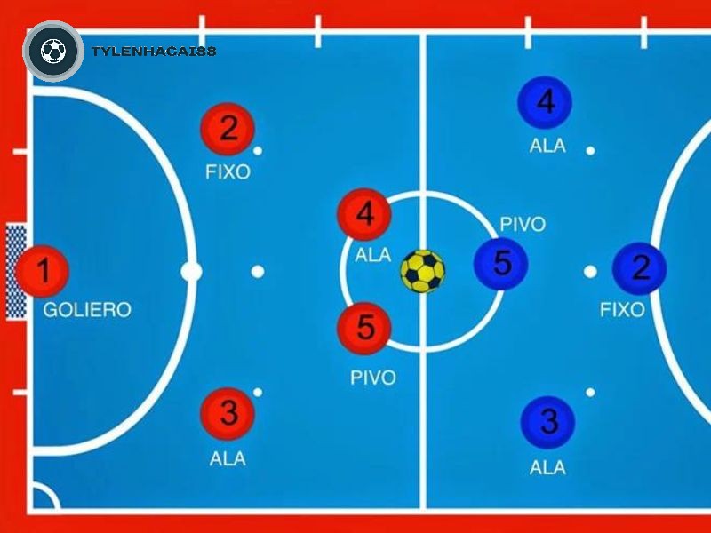 Tìm hiểu các vị trí trong Futsal
