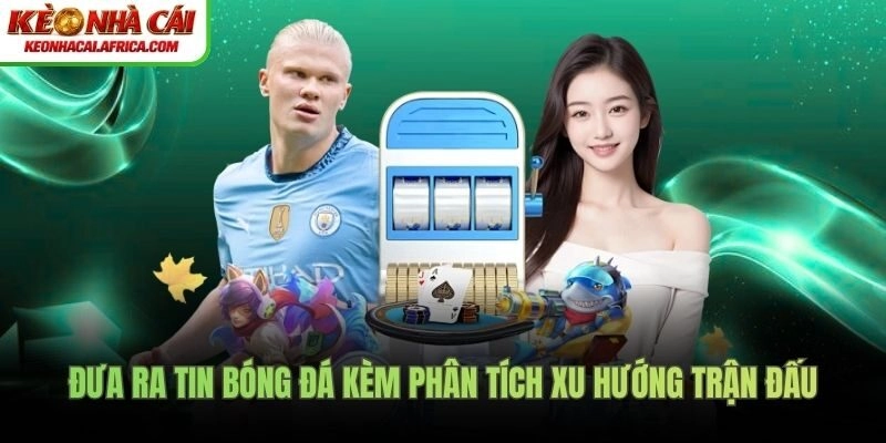 Đưa ra tin bóng đá kèm phân tích xu hướng trận đấu