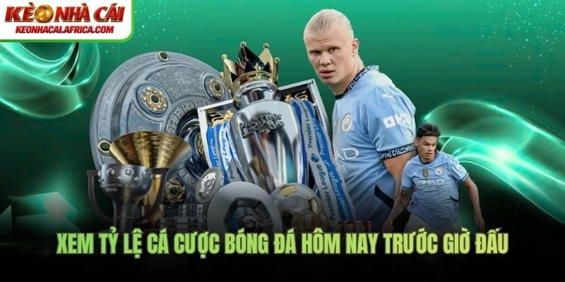 Xem tỷ lệ cá cược bóng đá hôm nay trước giờ đấu